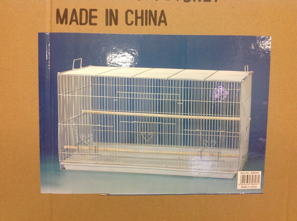 WHITE EXERCISE CAGE 77x46x46cm 1/CTN WHITE EXERCISE CAGE 77x46x46cm 1/CTN